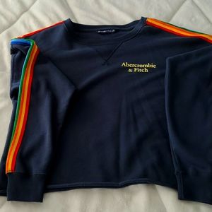 Cropped Abercrombie & Fitch Crew Sweatshirt